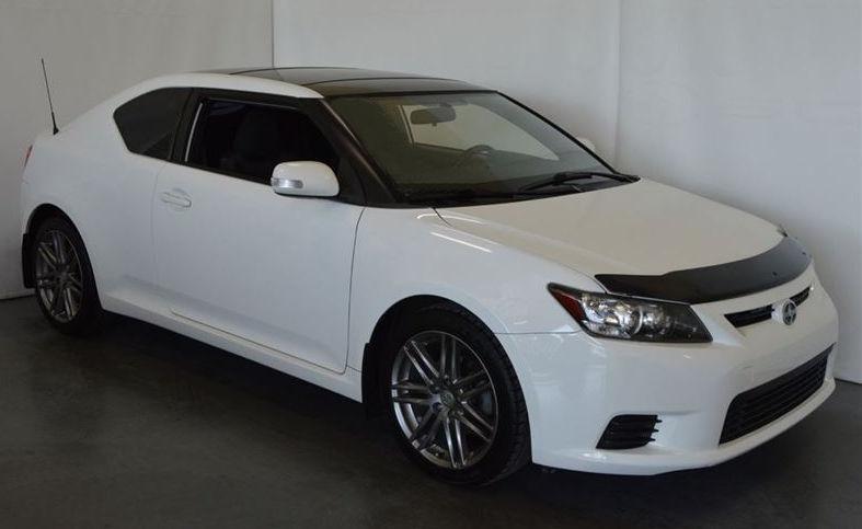 Black Wavy UV Window Visor Vent Shades For 2011-2015 Scion TC Coupe – Rain Guard, 2-Year Warranty